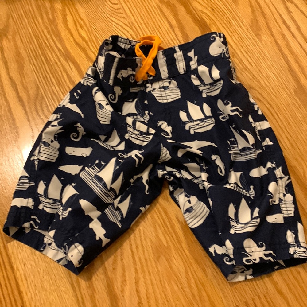 Boys size 5 Janie and Jack swim trunks